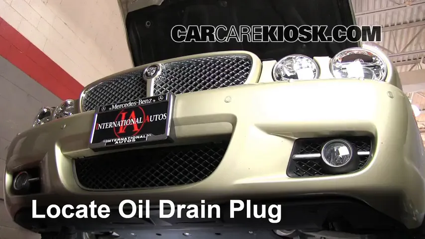 2008 Jaguar XJ8 L 4.2L V8 Aceite Cambiar aceite y filtro de aceite